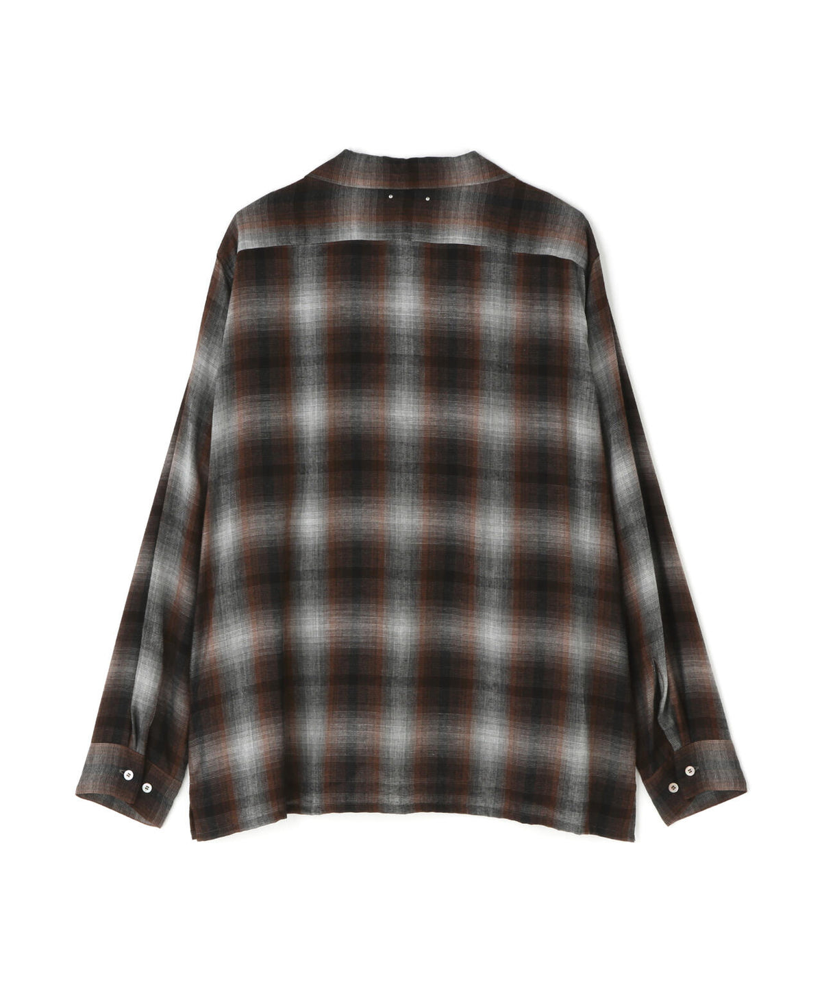 MINEDENIM（マインデニム） T.Rayon Ombre Open Collar Shirt