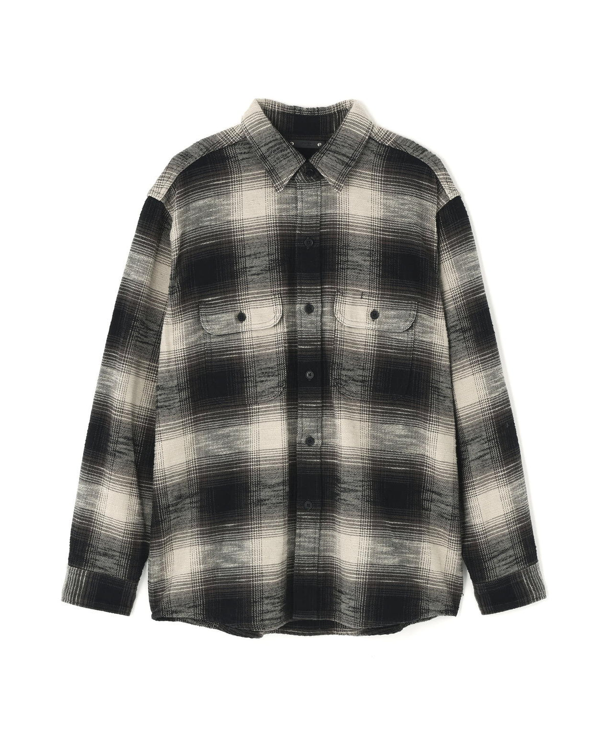MINEDENIM（マインデニム） Heavy Cotton Flannel Ombre Work Shirt