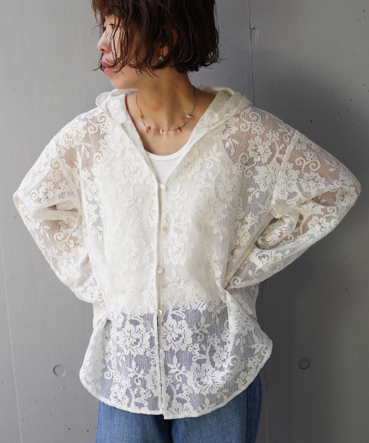 トップス YENN PORTABLE LACE HOODIE YENN（イエン）PORTABLE LACE HOODIE | B'2nd（ビーセカンド