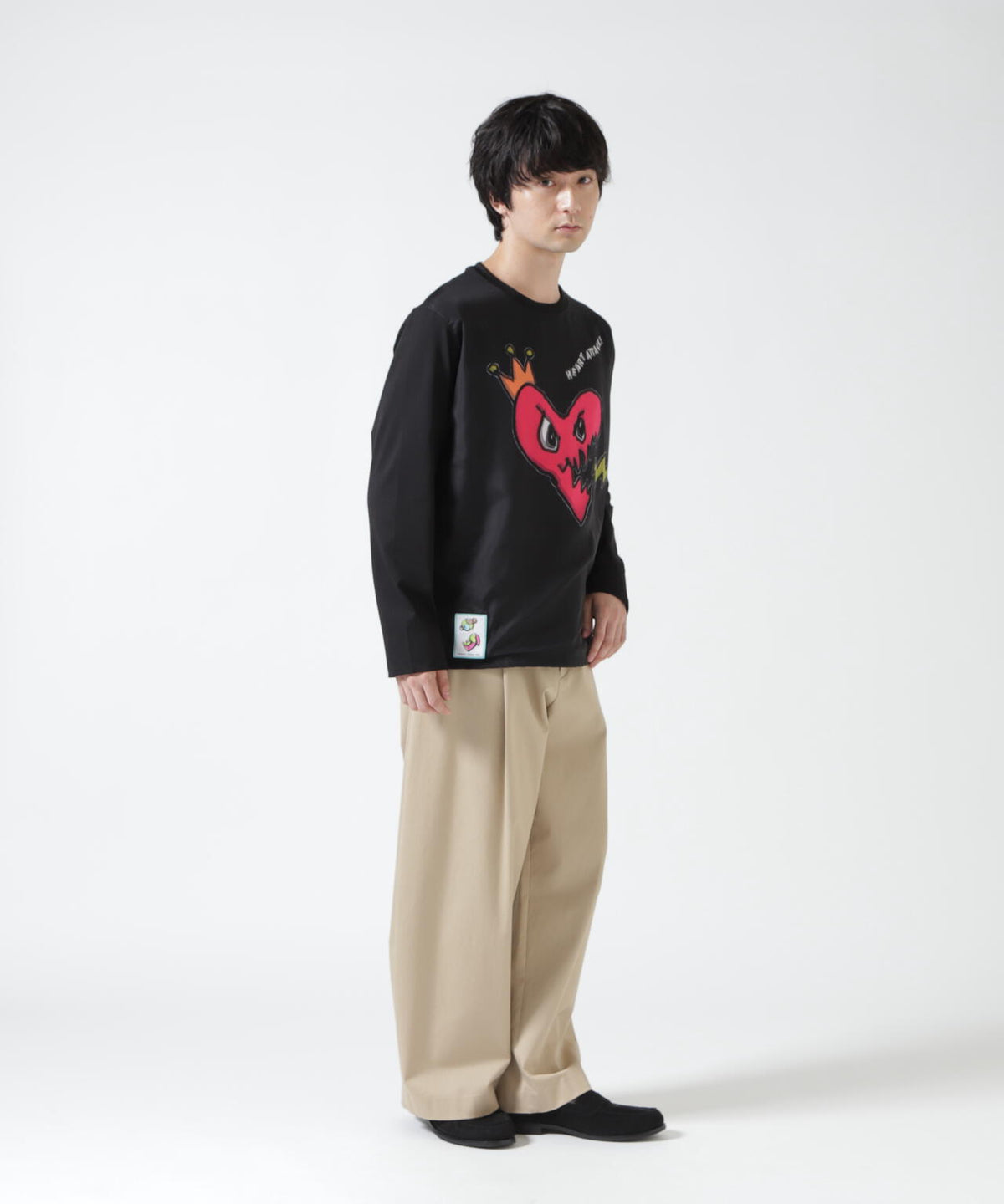 TRIPPY ART（トリッピーアート）CROWN HERT 3D L/S TEE
