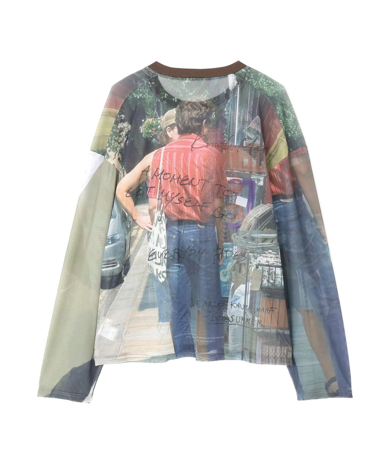 Knuth Marf（クヌースマーフ）oji sheer long-sleeve tee(unisex)
