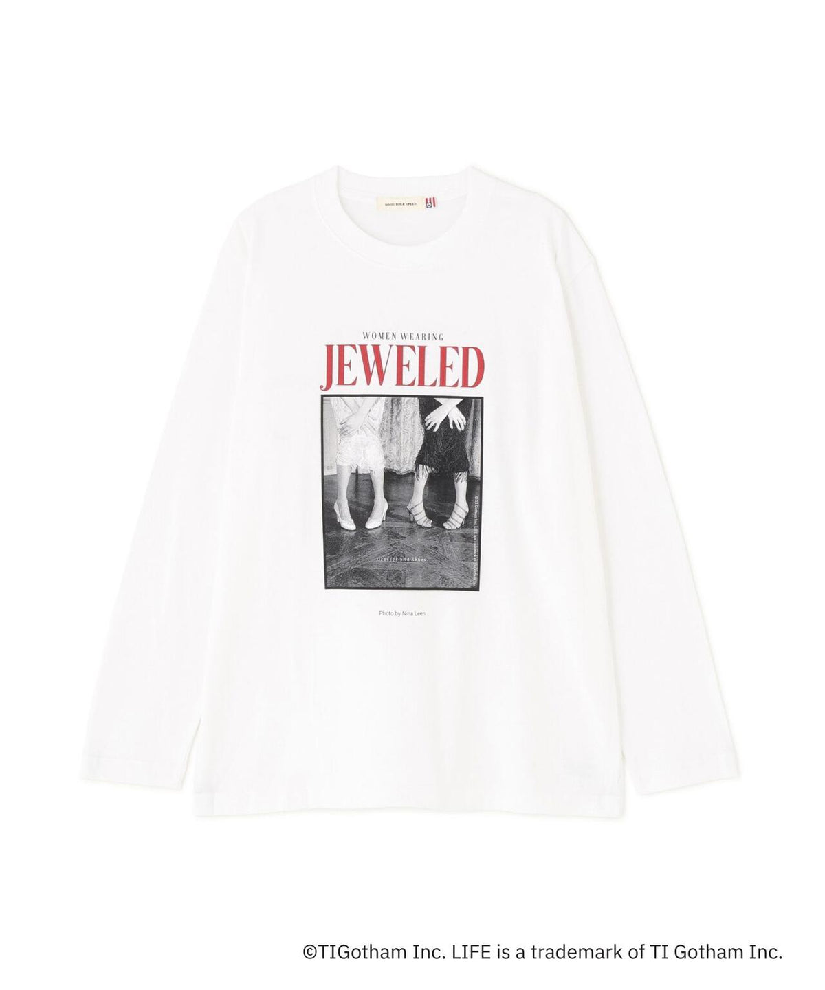 GOOD ROCK SPEED (グッドロックスピード)“JEWELED” PHOTO LONG SLEEVE T-SHIRT