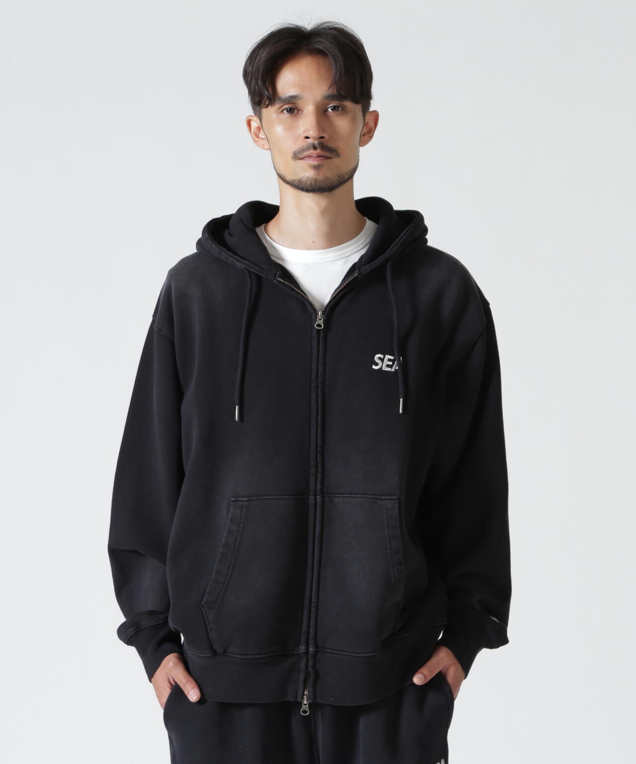 WIND AND SEA / SULFUR DYEING LOGO ZIP SWEATSHIRT | B'2nd（ビー