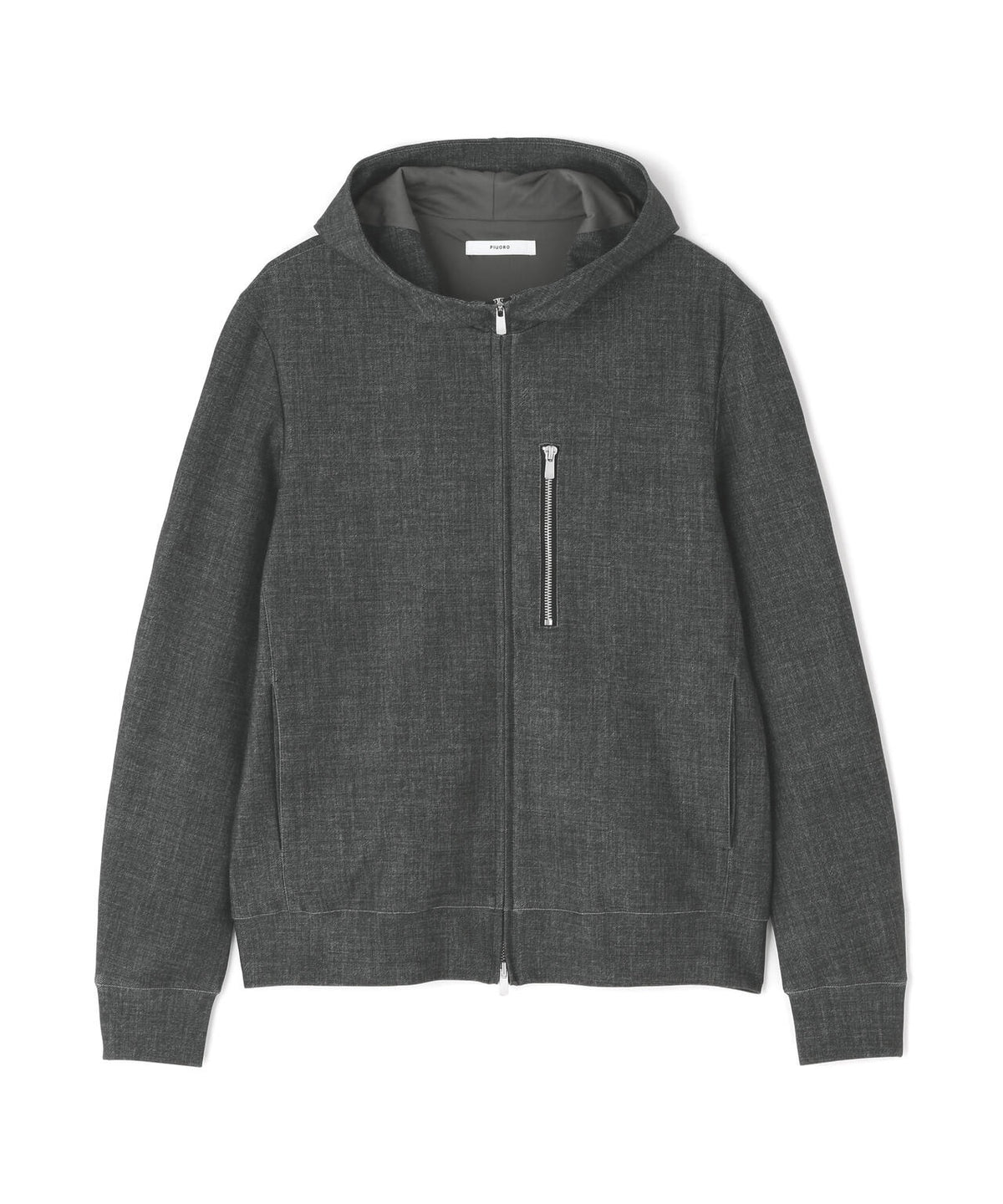 PIUORO（ピウオロ） DENIM PRINT ZIP PARKA