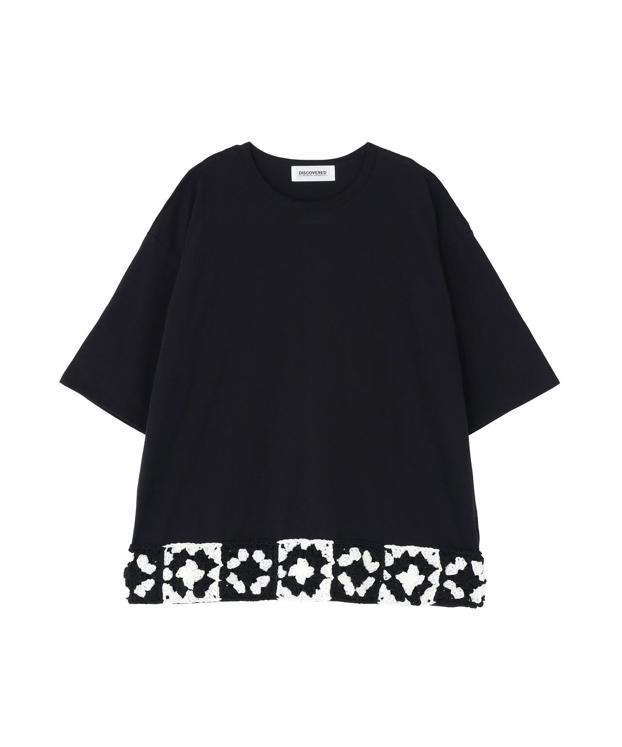 DISCOVERED（ディスカバード）別注HEM CROCHET TEE