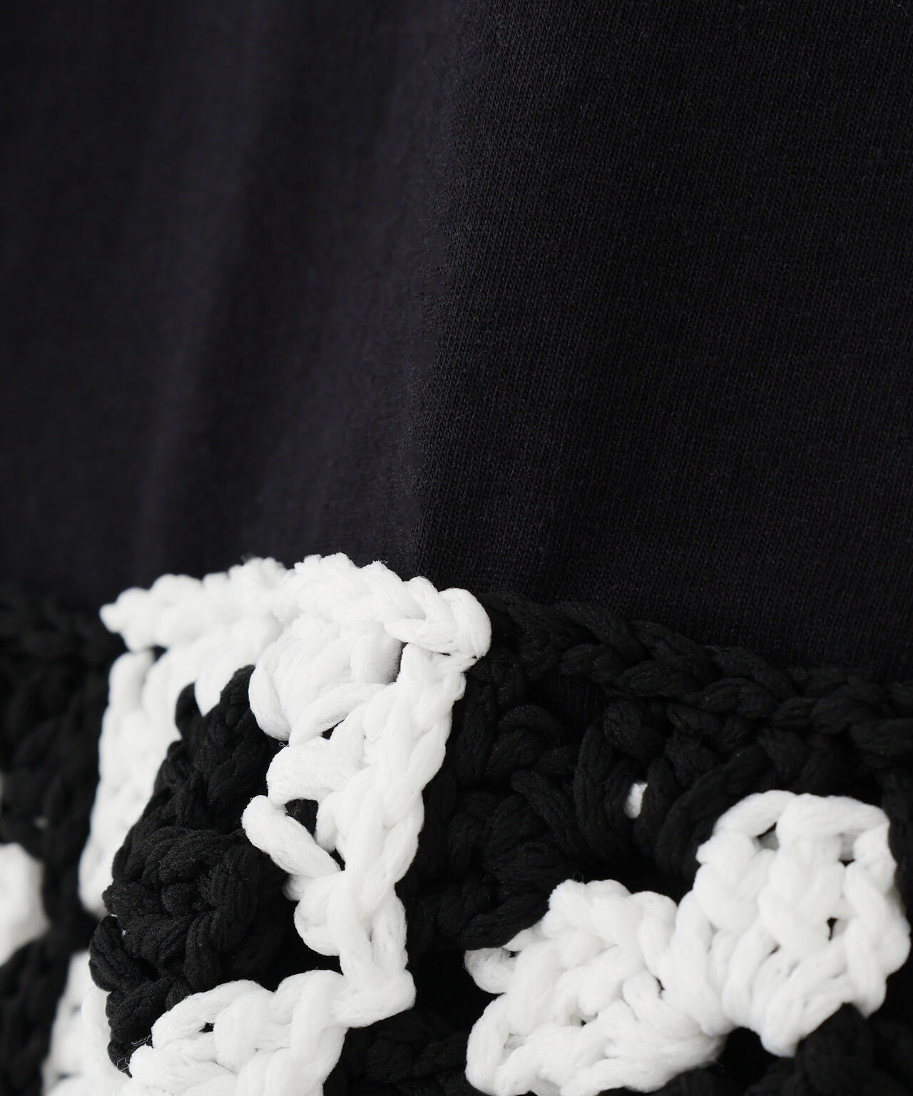 DISCOVERED（ディスカバード）別注HEM CROCHET TEE