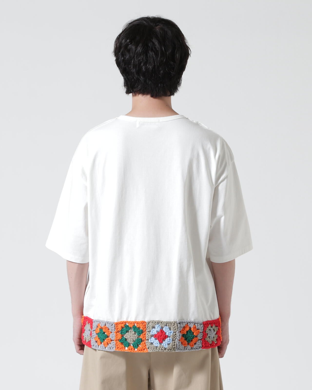 DISCOVERED（ディスカバード）別注HEM CROCHET TEE