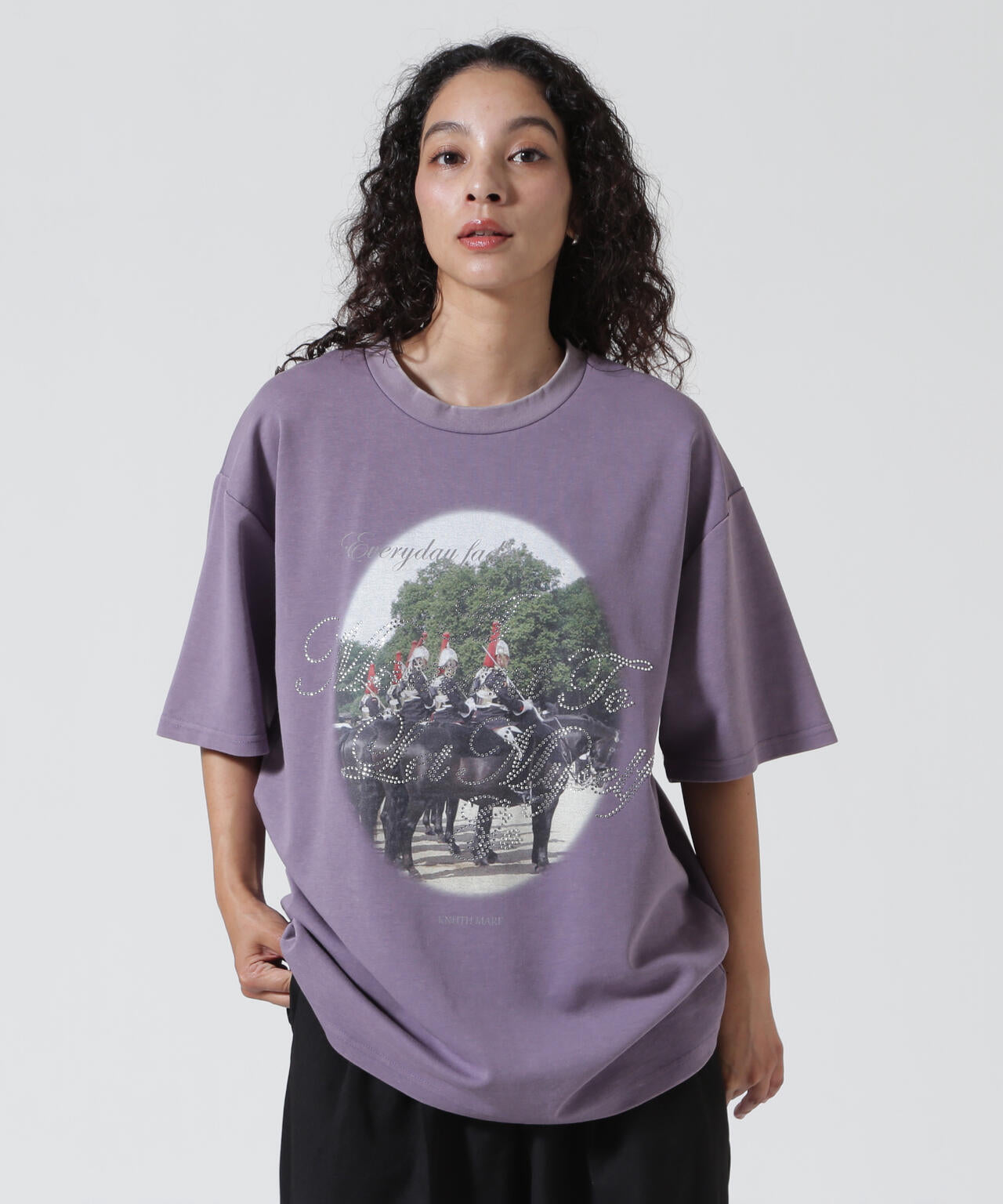 Knuth Marf（クヌースマーフ）rhinestone graphic tee(unisex) | B'2nd