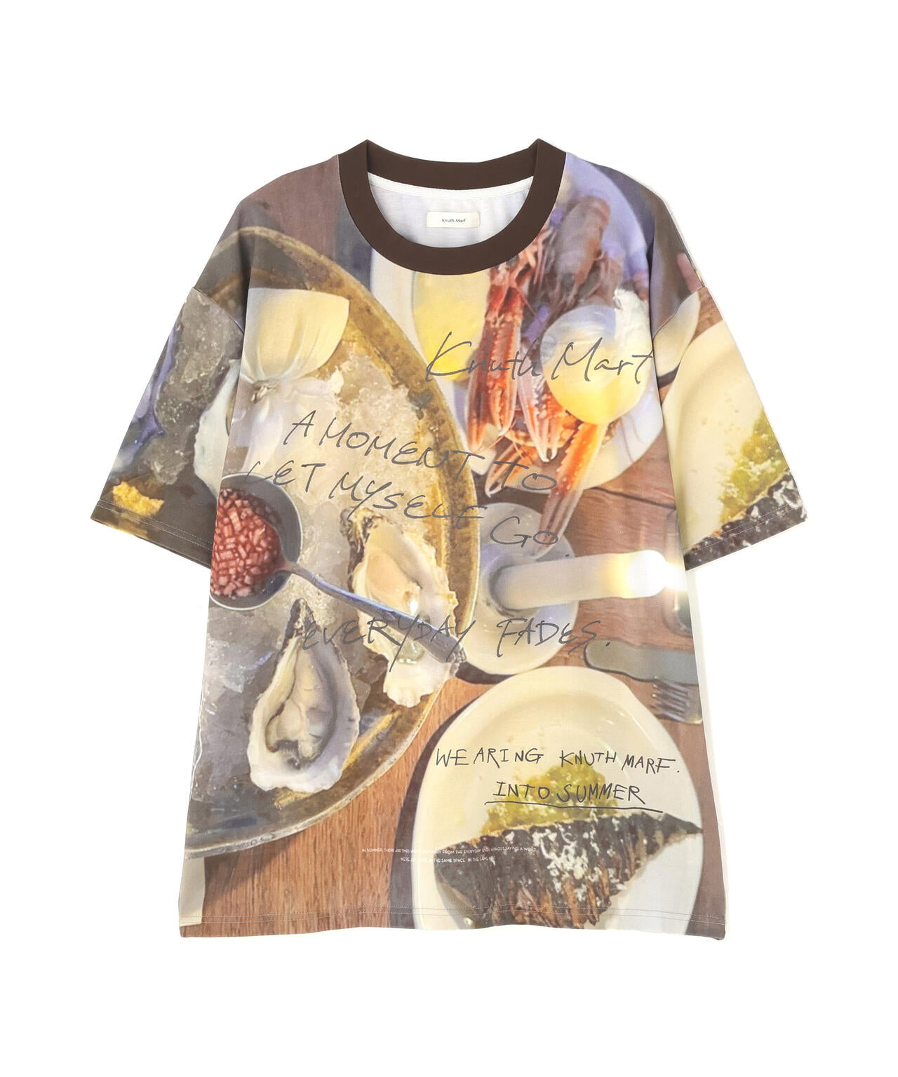 Knuth Marf（クヌースマーフ）oyster graphic tee(unisex)