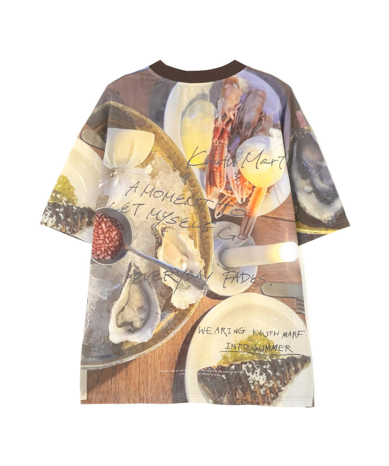 Knuth Marf（クヌースマーフ）oyster graphic tee(unisex)