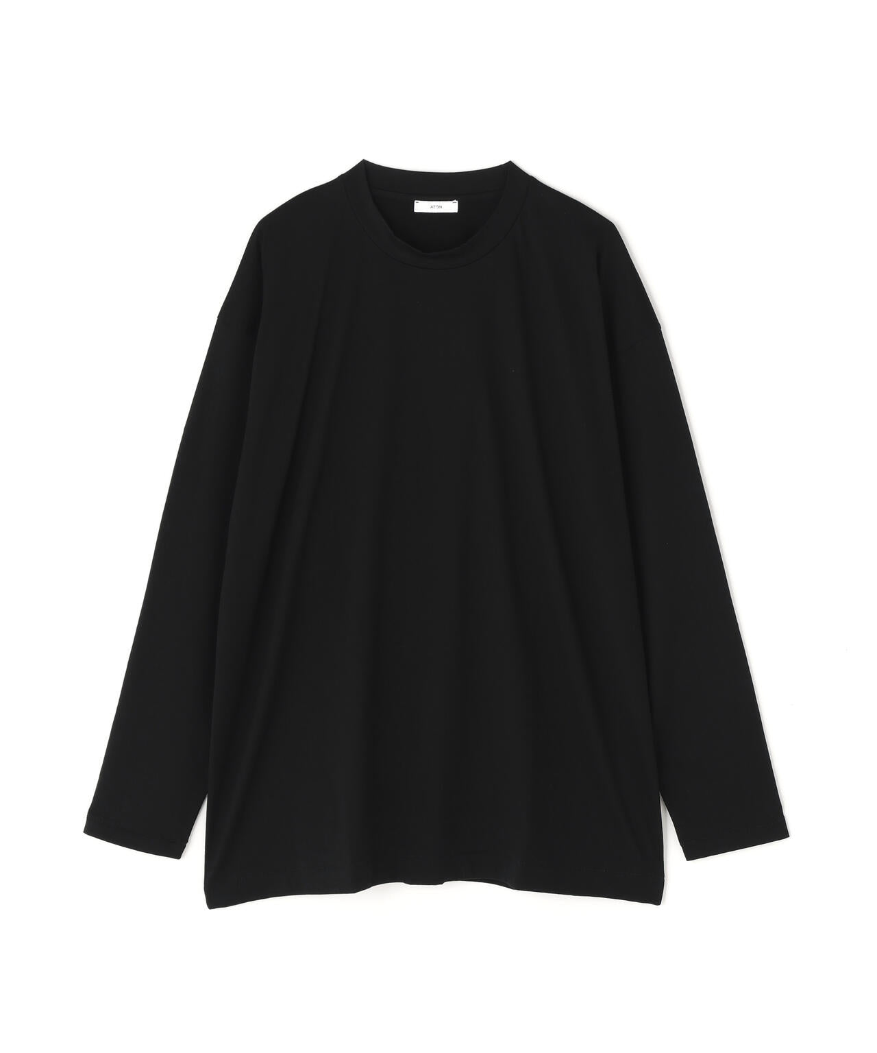 ATON SUVIN60/2 OVERSIZED L/S T-SHIRT 黒　4 ATON (エイトン)SUVIN60/2 | OVERSIZED L/S T-SHIRT | B'2nd（ビー