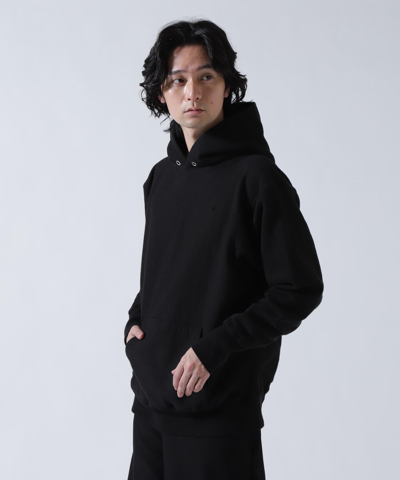 ATON エイトン カシミヤ100% ファーニット パーカー ブラック 黒 02 11008KRAGGW0901004001?$VS_1500$