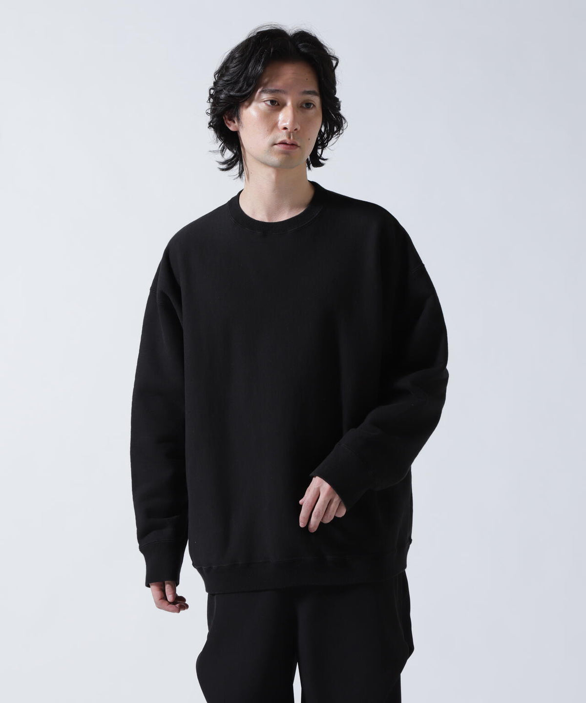 ATON（エイトン）GARMENT DYED URAKE | OVERSIZED PULLOVER | B