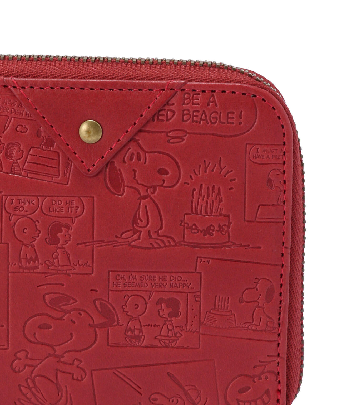 SNOOPY LEATHER COLLECTION/スヌーピーレザーコレクション/ヴィンテージコミックスリムLF束入れ財布