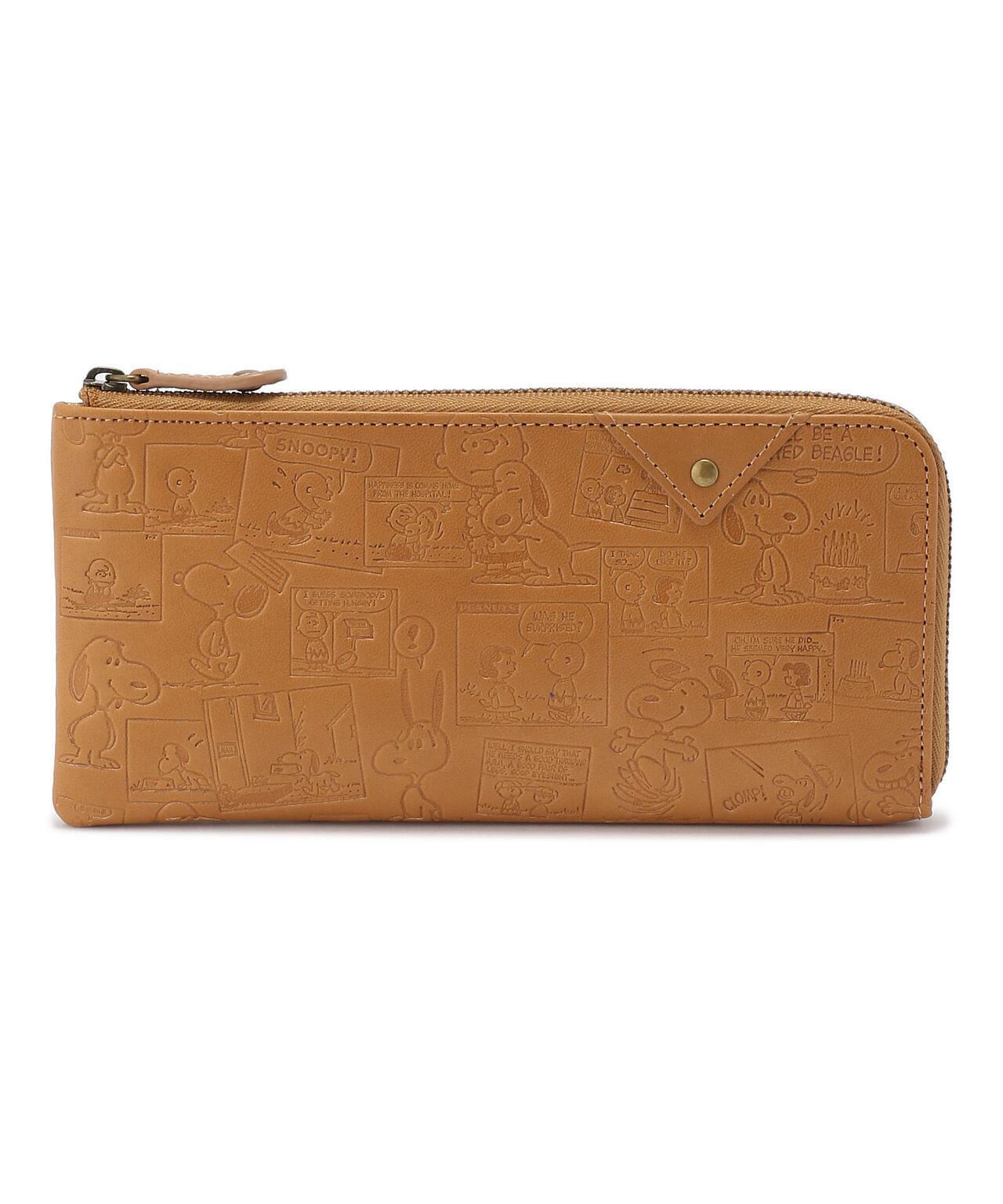 SNOOPY LEATHER COLLECTION/スヌーピーレザーコレクション/ヴィンテージコミックスリムLF束入れ財布