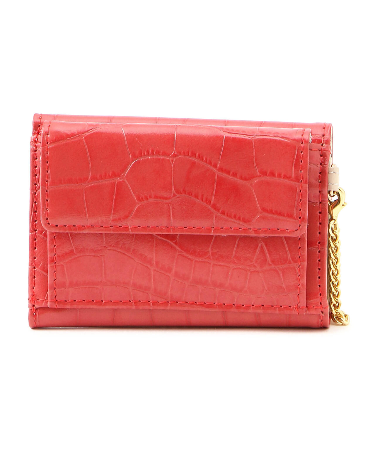 SNOOPY LEATHER COLLECTION/スヌーピーレザーコレクション/クロコシリーズ/三つ折れ束入れ