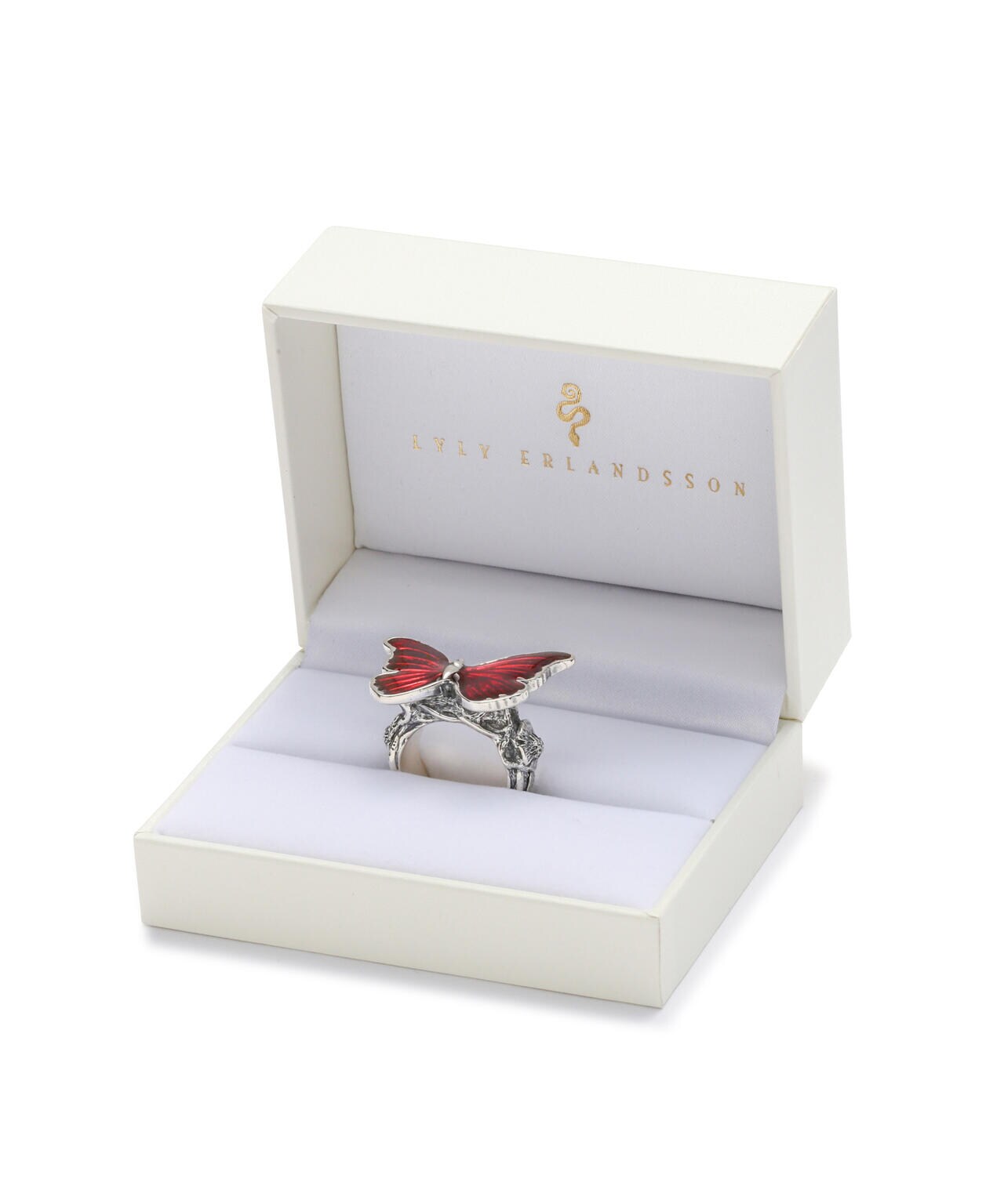LYLY ERLANDSSON/リリーエルランドソン/MORPHO RING RED | ROYAL FLASH