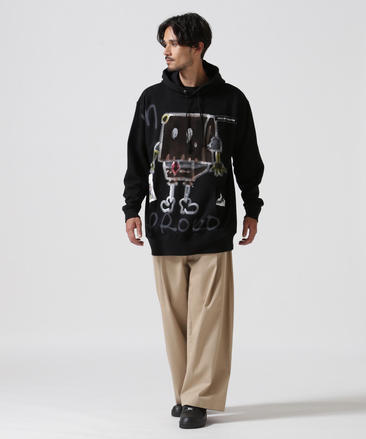 guernika/ゲルニカ/Hand Painted Hoodie - ANONYMOUSE | ROYAL FLASH