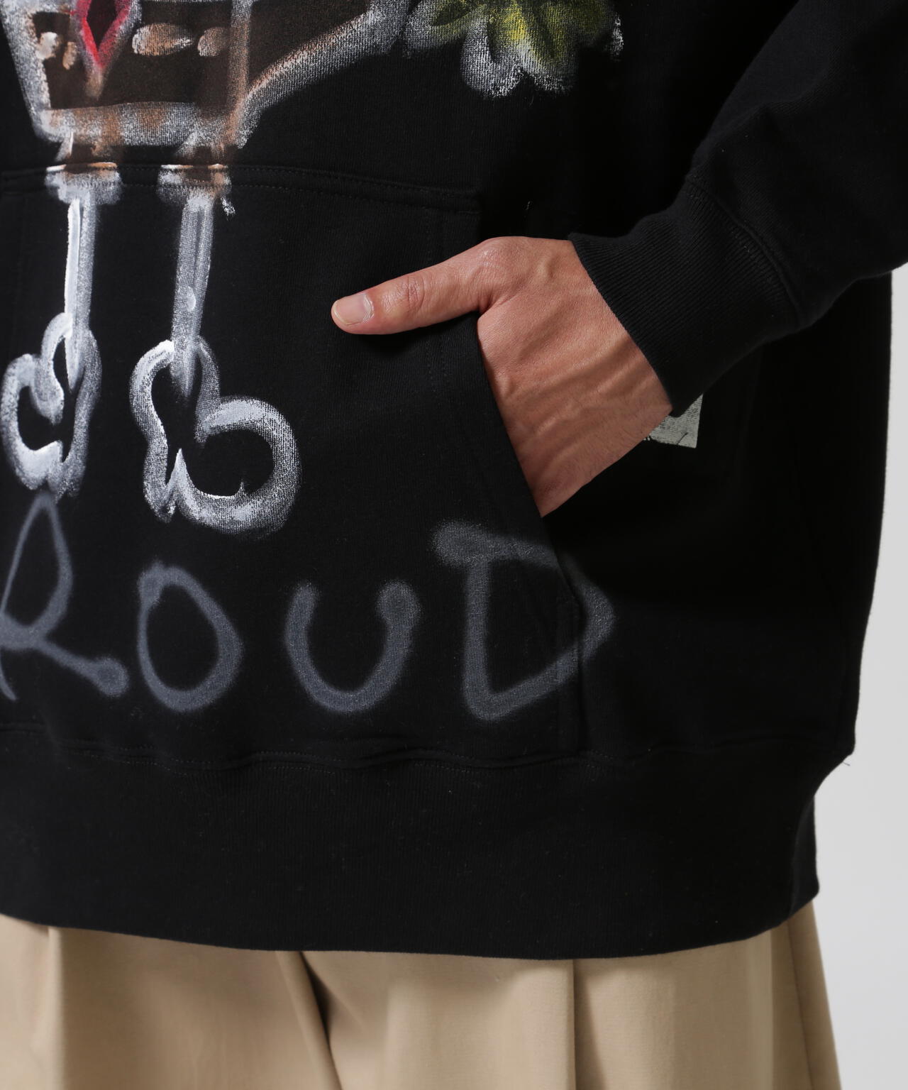 guernika/ゲルニカ/Hand Painted Hoodie - ANONYMOUSE | ROYAL FLASH