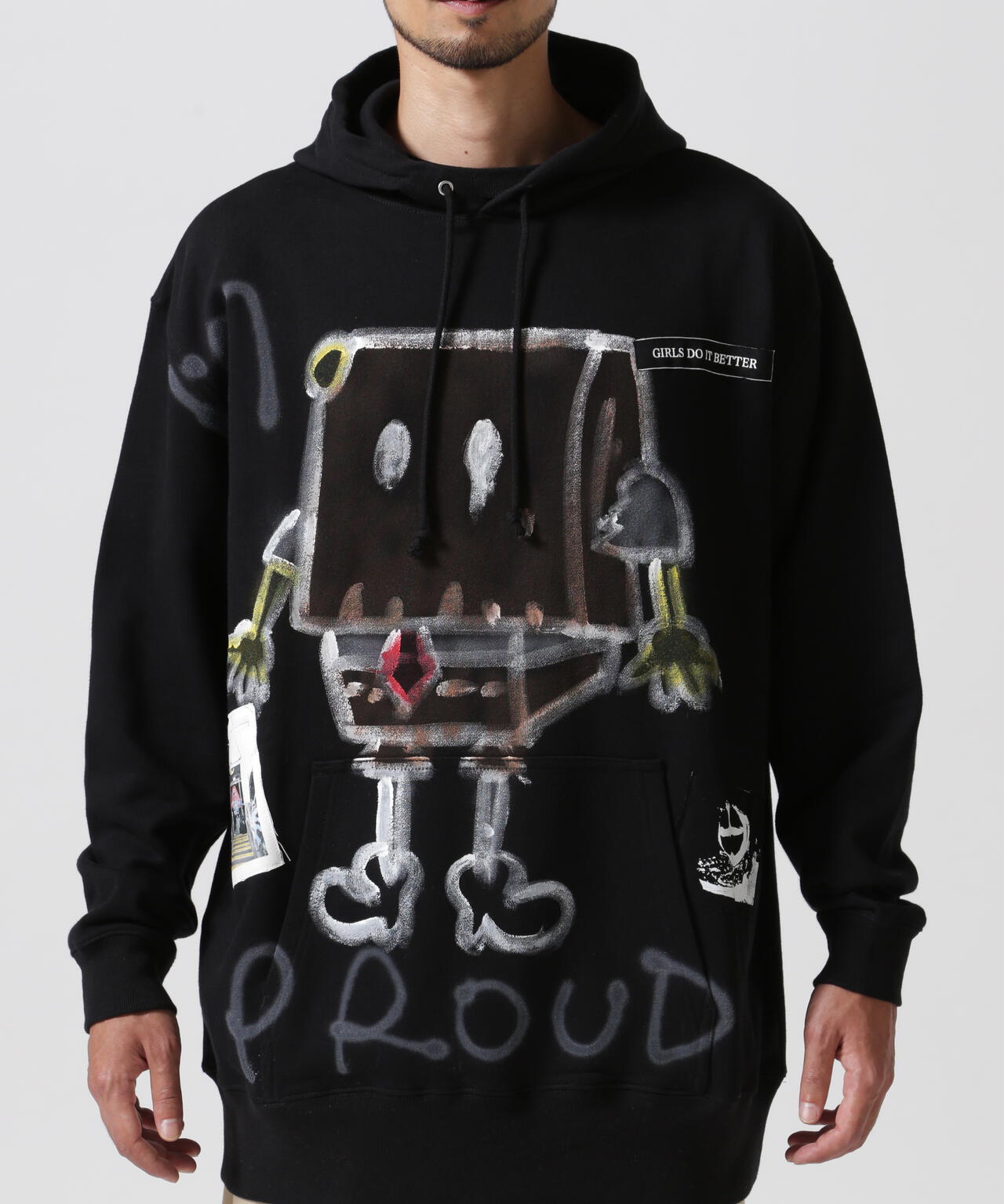guernika/ゲルニカ/Hand Painted Hoodie - ANONYMOUSE
