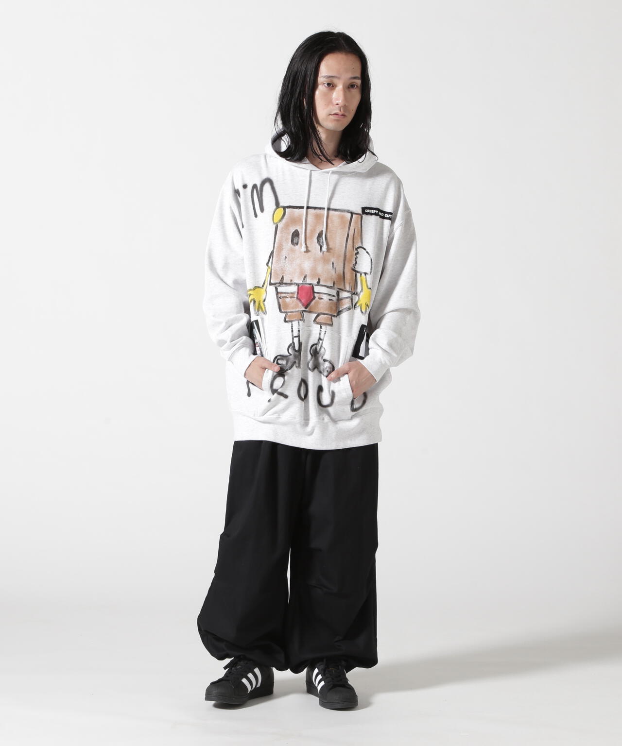 guernika/ゲルニカ/Hand Painted Hoodie - ANONYMOUSE