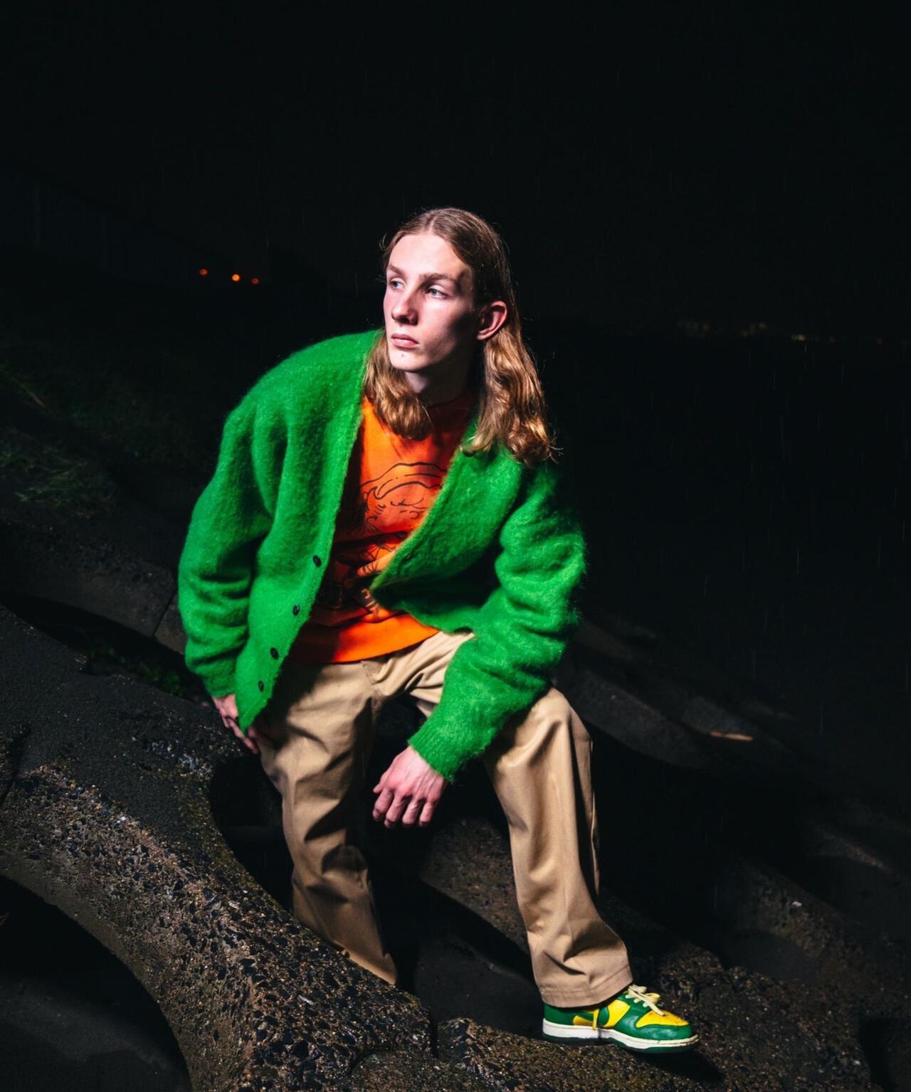 セントマイケル SAINTMICHAEL モヘアニット Green セントマイケル23AW 新作モヘアニット style.2023.10.19 | 3838 | mark