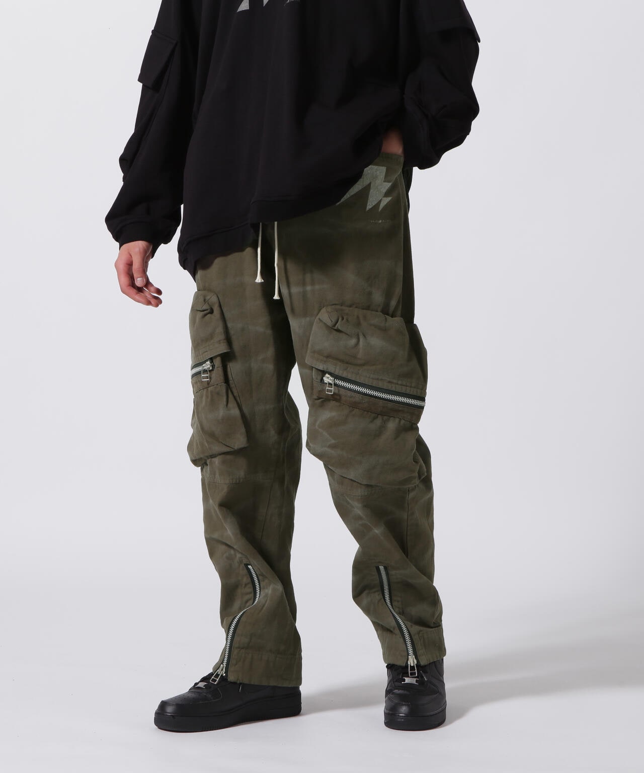 A.F ARTEFACT/エーエフ・アーティファクト/Dyed Pocket Long Pants