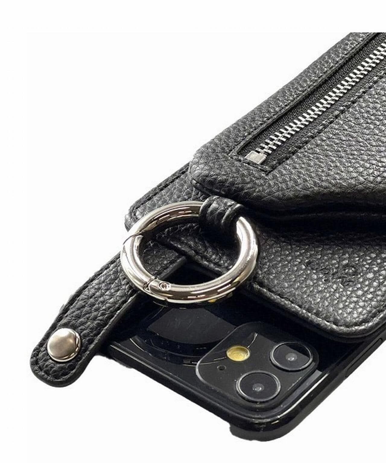 ajew/エジュー/【ひも付き マルチ対応 Sサイズ】 zipphone case