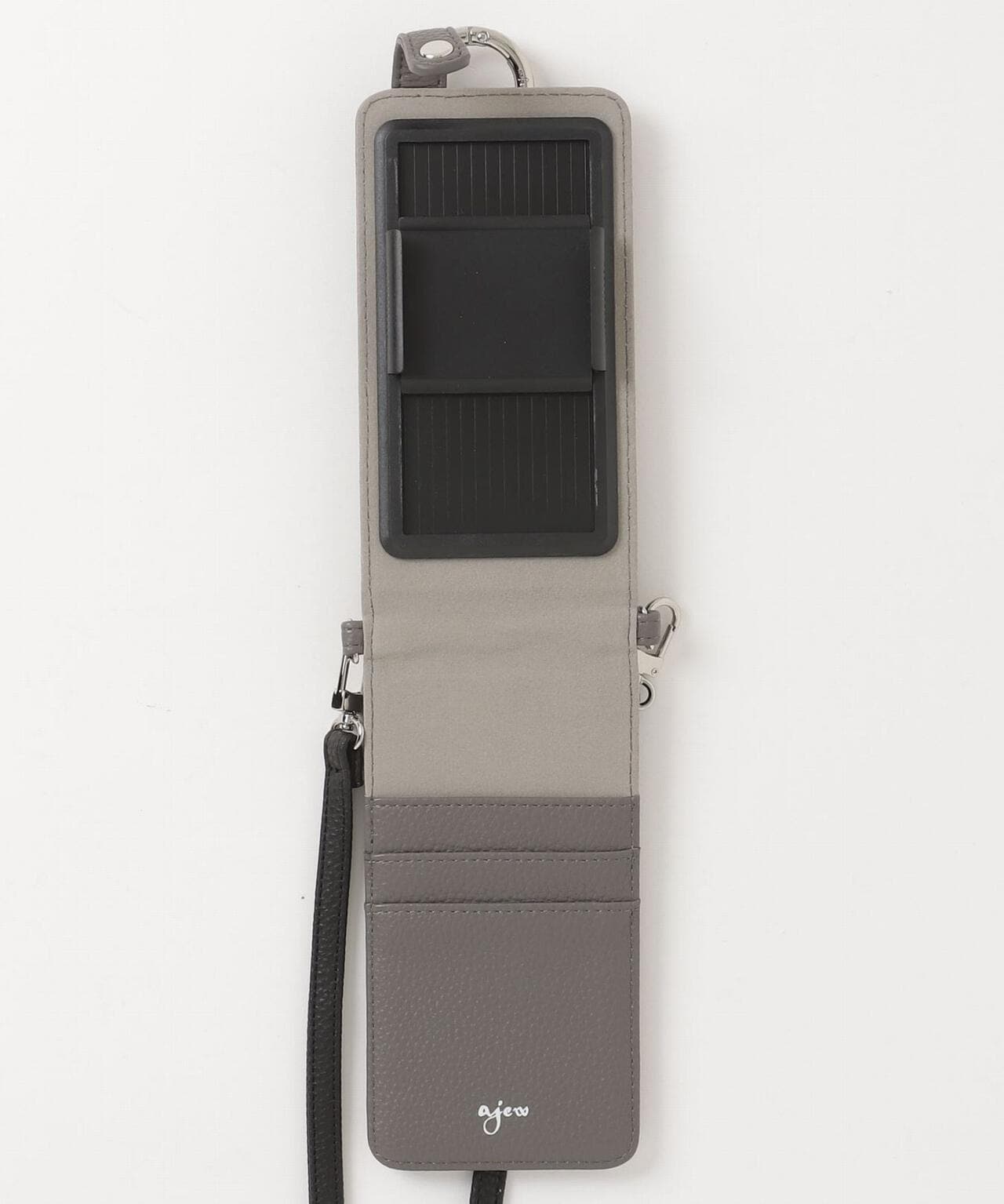 ajew スマホマルチケース マルチ対応 Mサイズ / yellow 【ひも付き】 （発送はご注文から3営業日