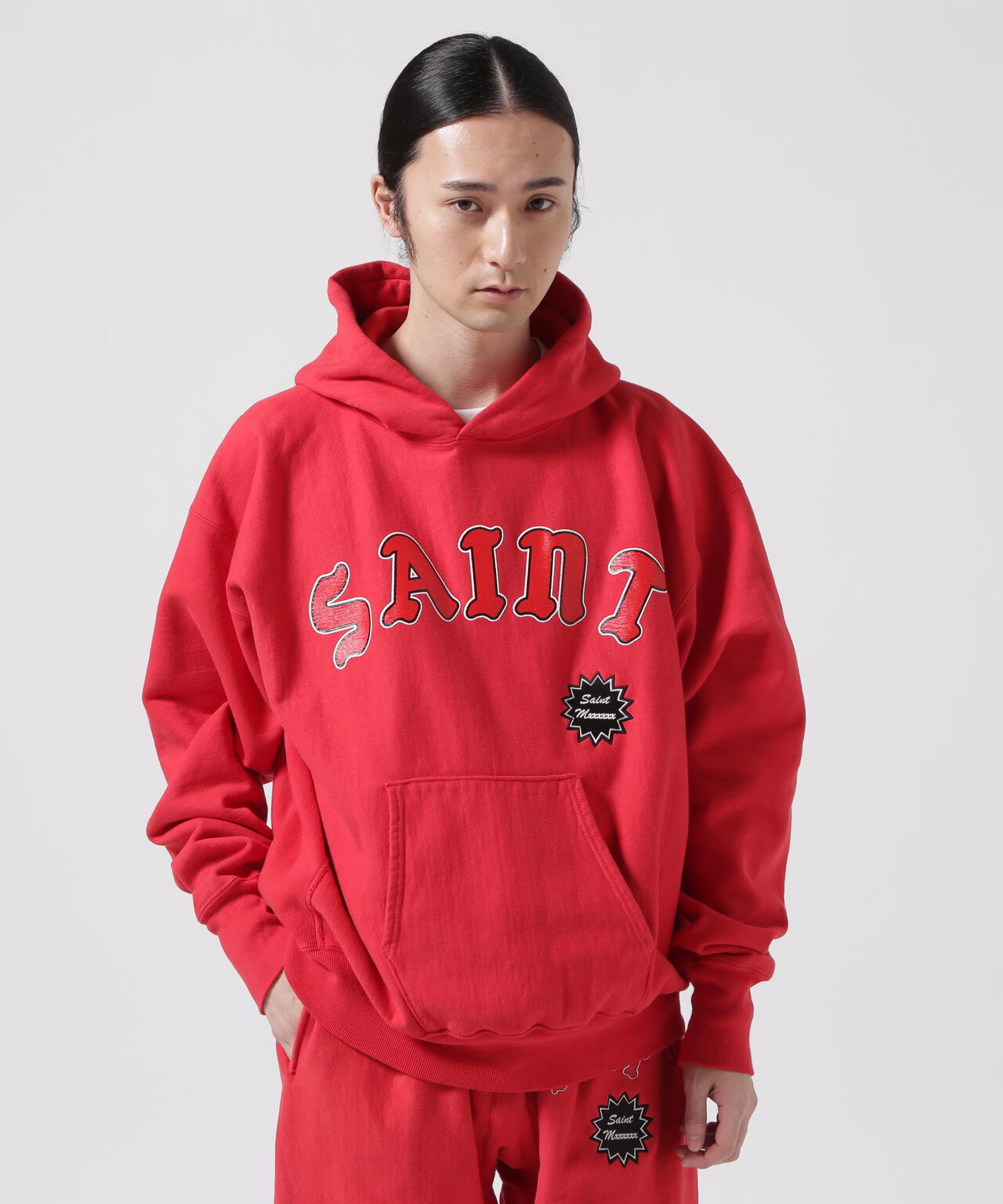 ロイヤルフラッシュ（ FLASH）/SAINT MICHAEL／セント マイケル／HOODIE／ARCH SAINT／RED SAINT MICHAEL/セント マイケル/HOODIE/ARCH SAINT/RED | ROYAL FLASH