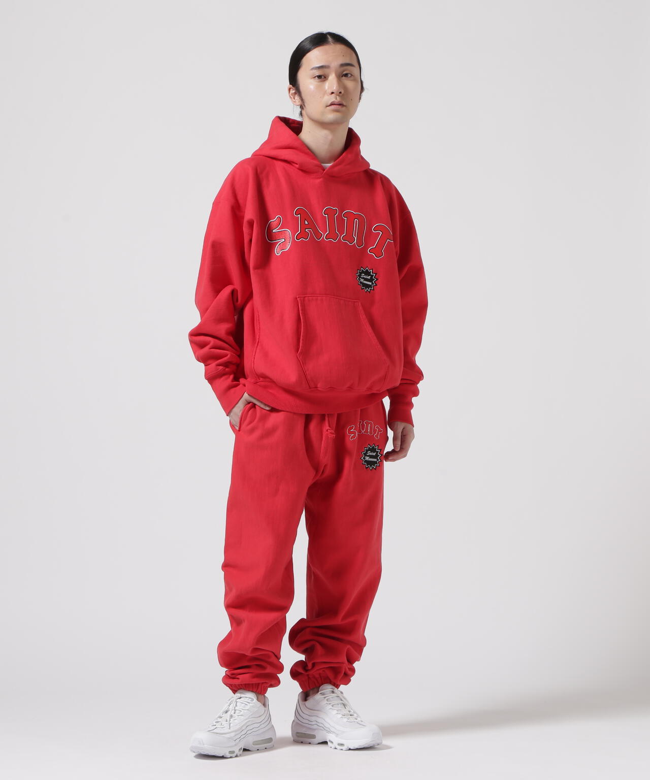 SAINT MICHAEL/セント マイケル/HOODIE/ARCH SAINT/RED | ROYAL FLASH