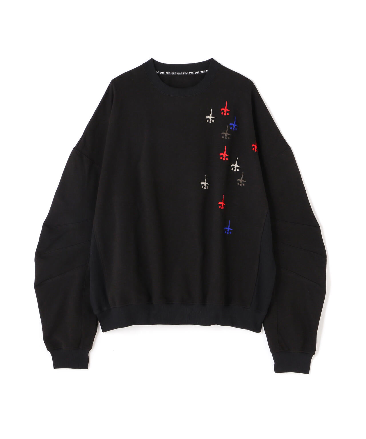 CTLS/シーティーエルエス/別注USUAL CREW-NECK 刺繍クロス | ROYAL