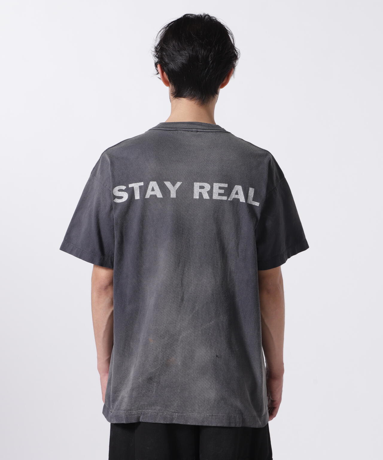 SAINT MICHAEL/セント マイケル×PTP/SS TEE/STAY REAL/BLK | ROYAL