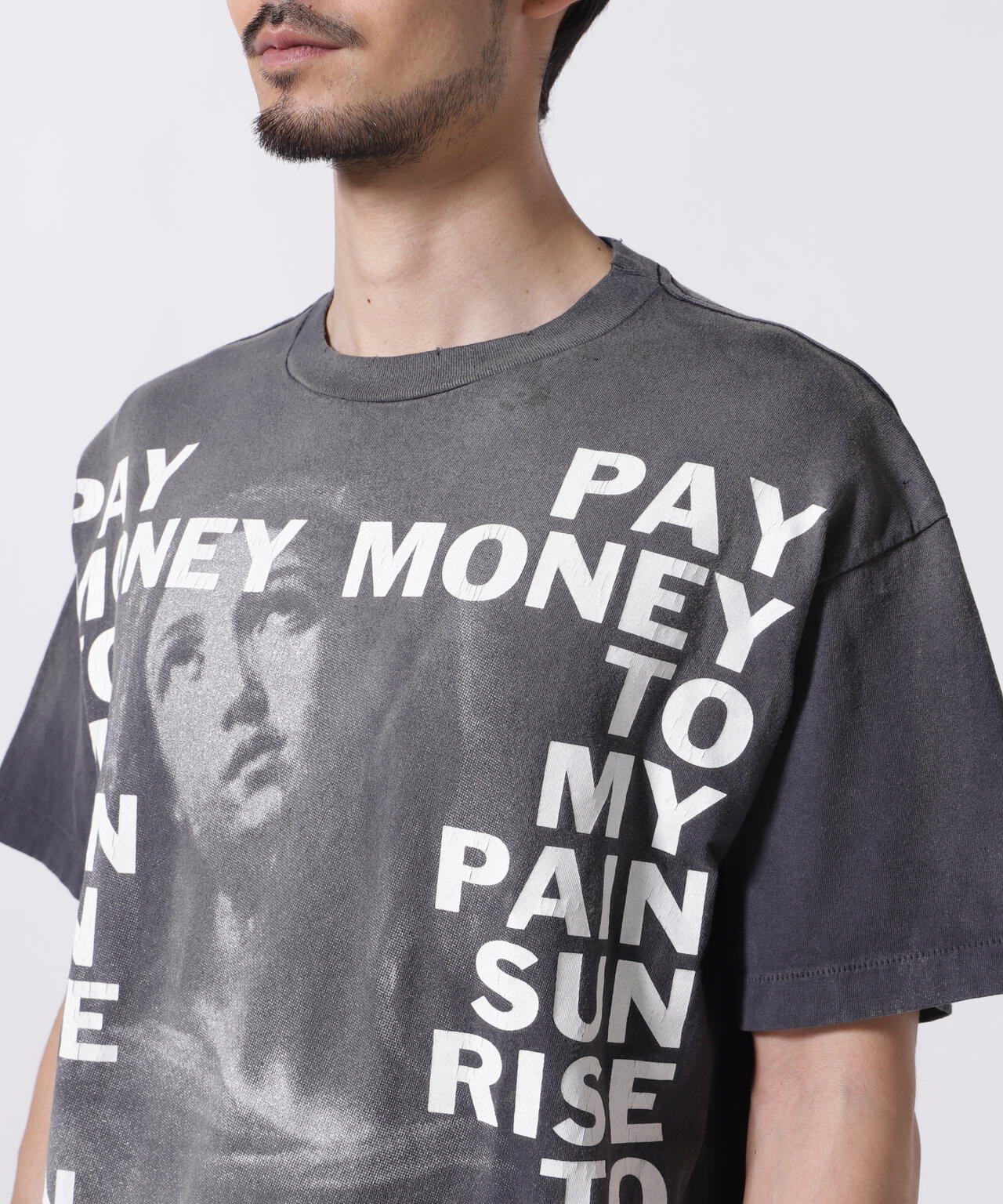 SAINT MICHAEL/セント マイケル×PTP/SS TEE/STAY REAL/BLK | ROYAL