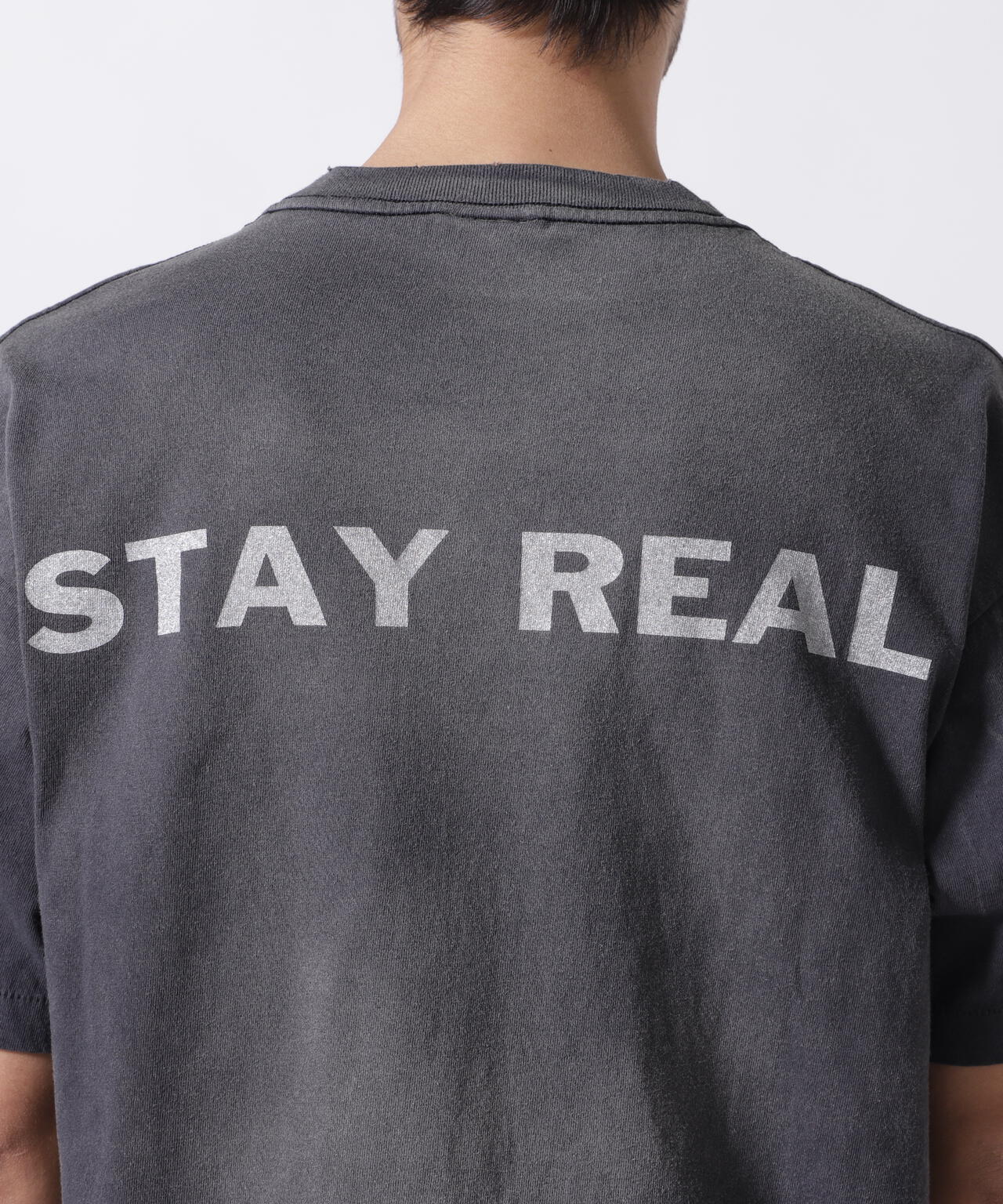 SAINT MICHAEL/セント マイケル×PTP/SS TEE/STAY REAL/BLK | ROYAL