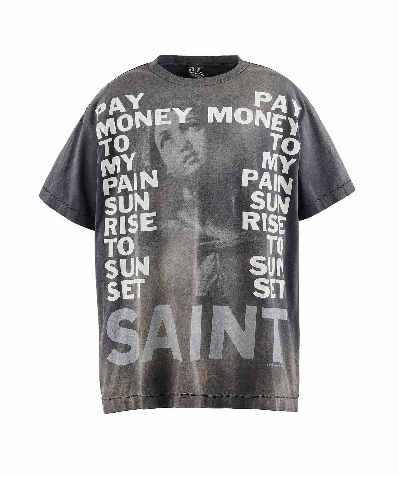 SAINT MICHAEL/セント マイケル×PTP/SS TEE/STAY REAL/BLK | ROYAL