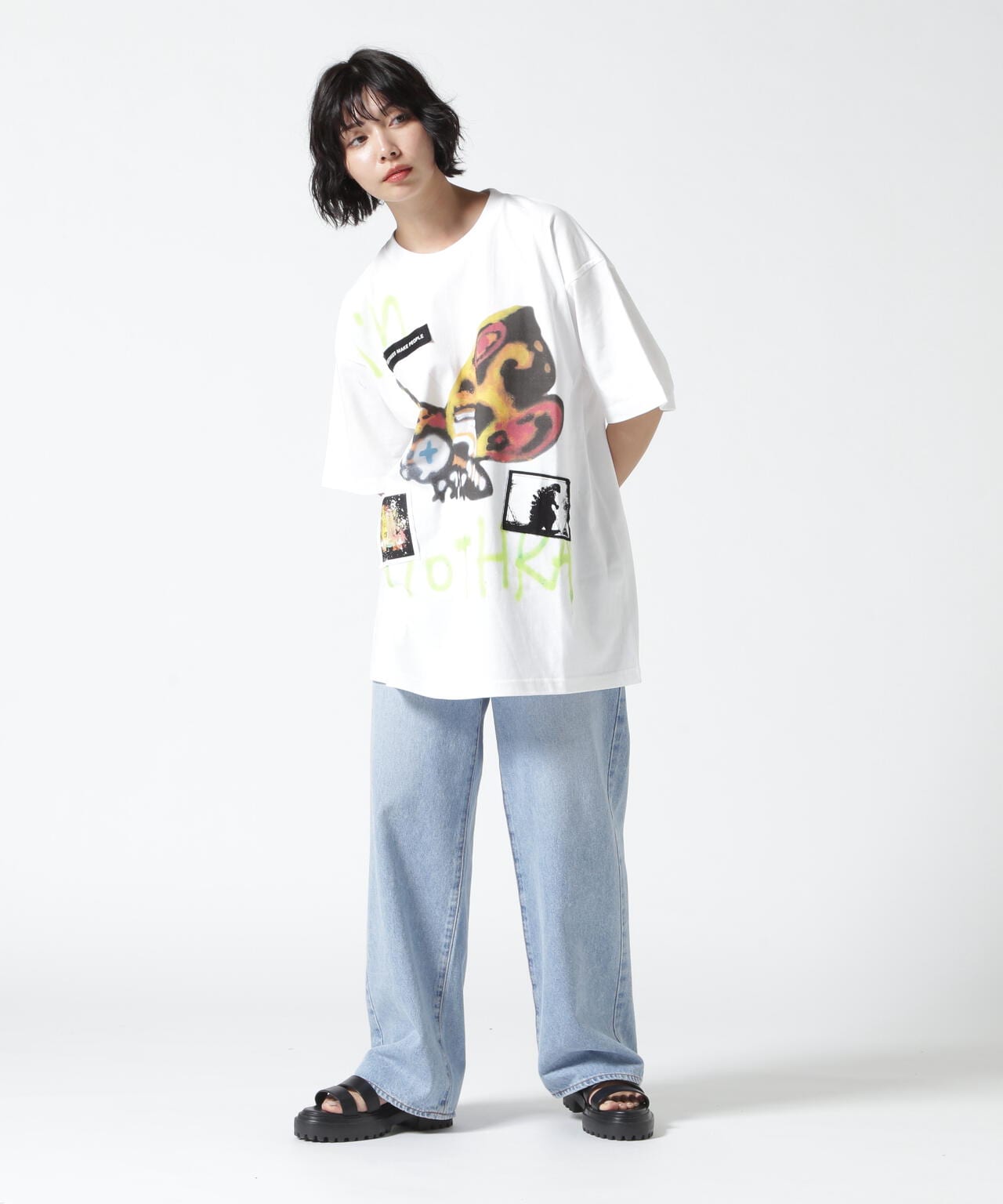 Guernika×Godzilla/ゲルニカ/PAINT T SHIRT/MOTHRA | ROYAL FLASH