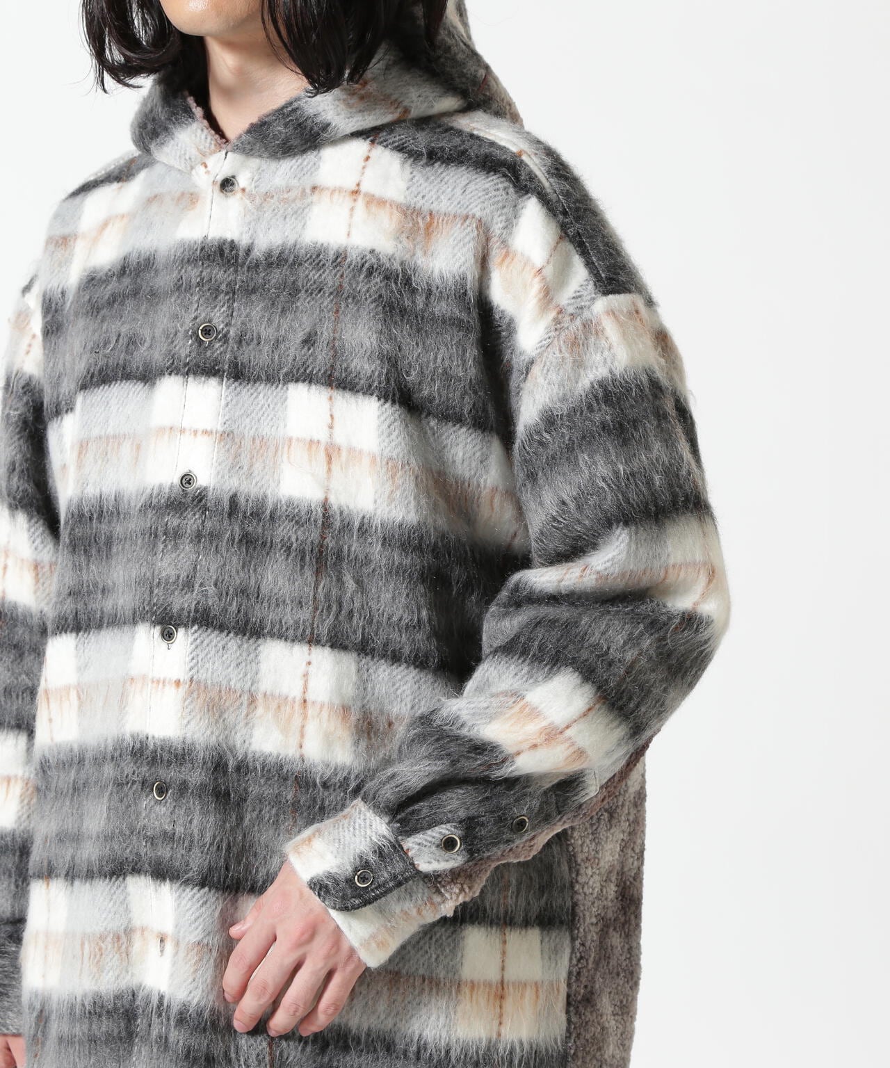 STUD MUFFIN/スタッドマフィン/シャギーチェック／タイダイボア