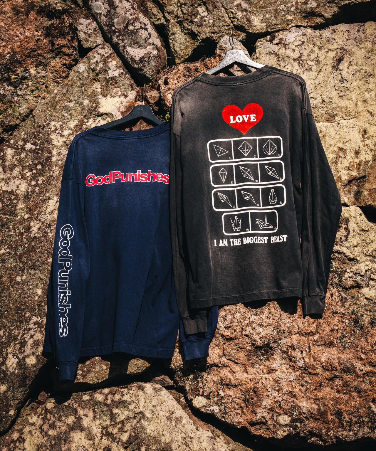 SAINT MICHAEL/セントマイケル/LS TEE/LOVE/BLACK | ROYAL FLASH