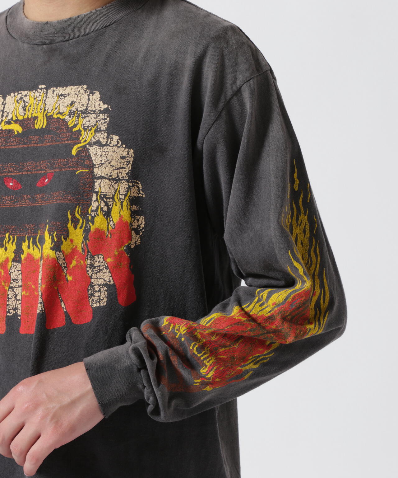 SAINT MICHAEL/セントマイケル/LS TEE/LIVE IN HELL/BLACK SAINT MICHAEL/セントマイケル/LS TEE/LIVE IN HELL/BLACK