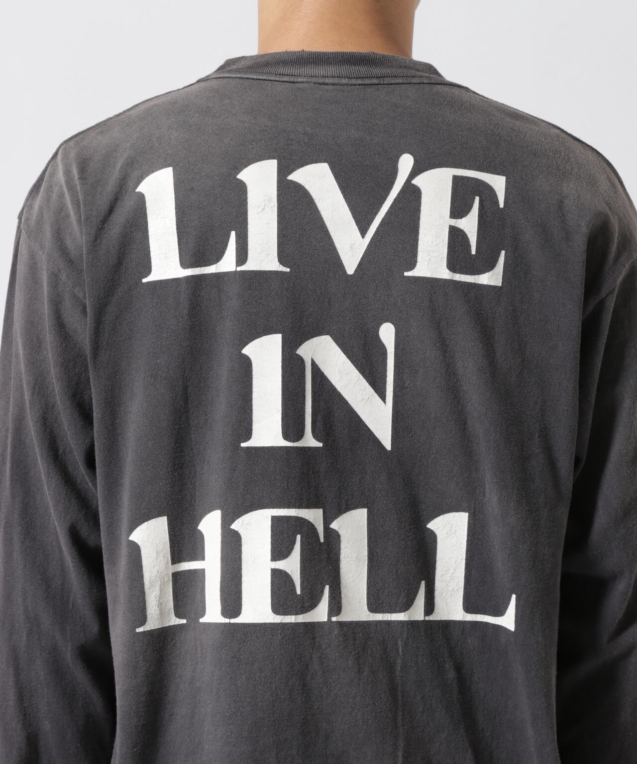 SAINT MICHAEL/セントマイケル/LS TEE/LIVE IN HELL/BLACK SAINT MICHAEL/セントマイケル/LS TEE/LIVE IN HELL/BLACK