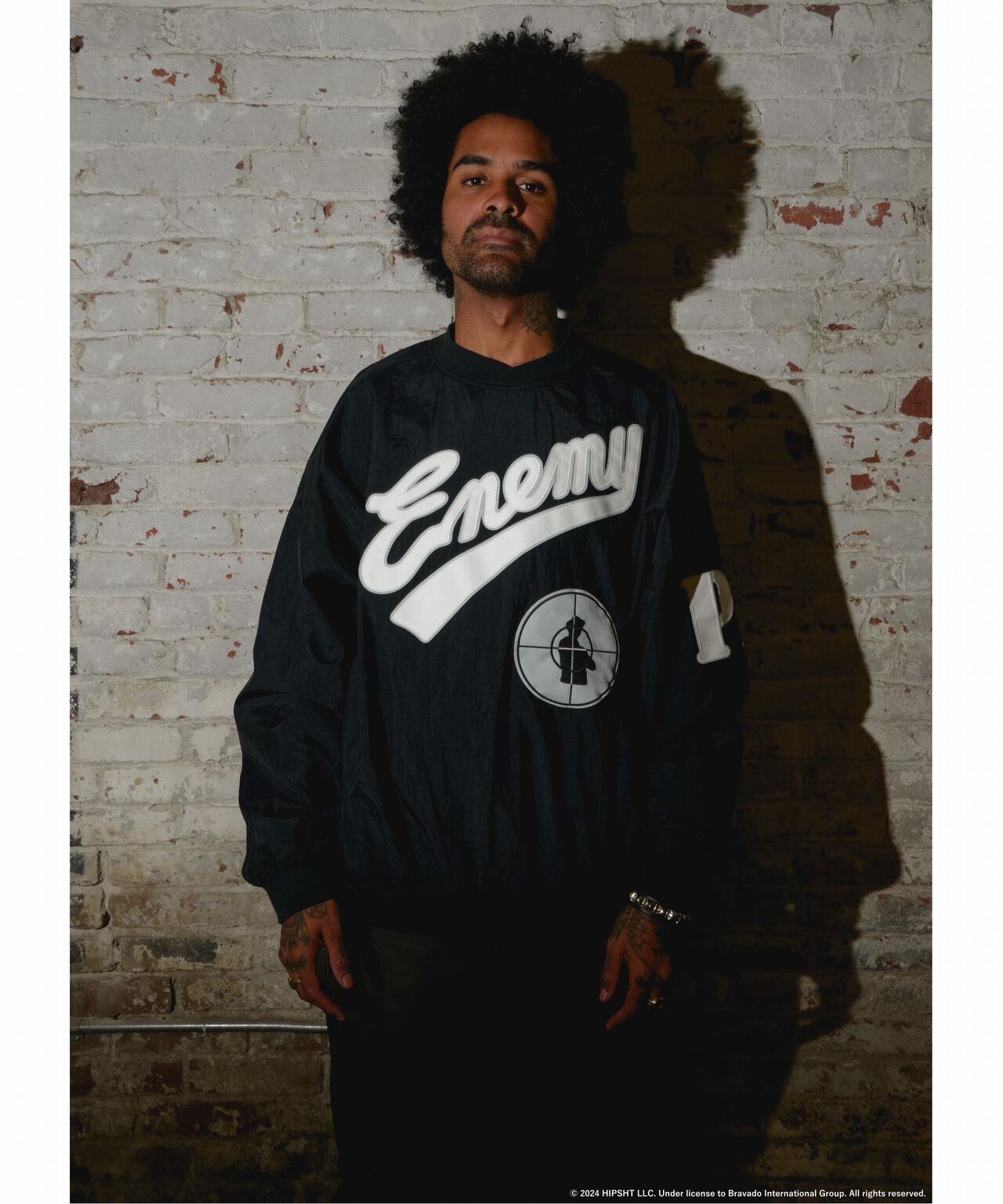 SAINT MICHAEL/セントマイケル/PE_NYL PLOVR/ST ENEMY/BLACK