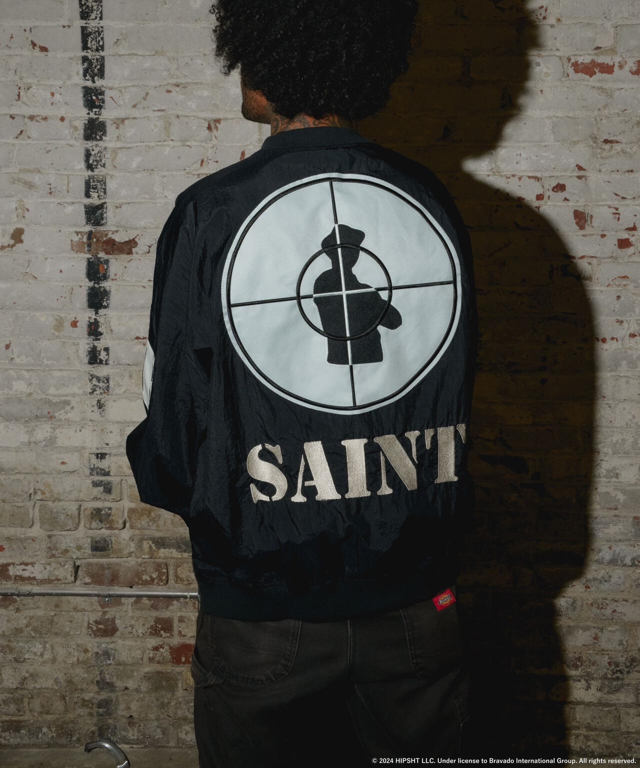 セントマイケル SAINT MICHAEL × ザキッドラロイ SAINT MICHAEL The Kid LAROI S/S TEE Lサイズ ブラック SM-A23