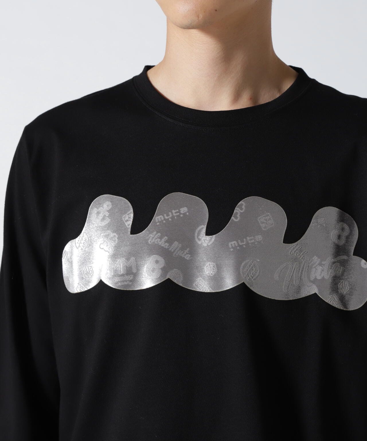 muta MARINE/ムータ マリン/別注Emboss Frocky LS TEE | ROYAL FLASH