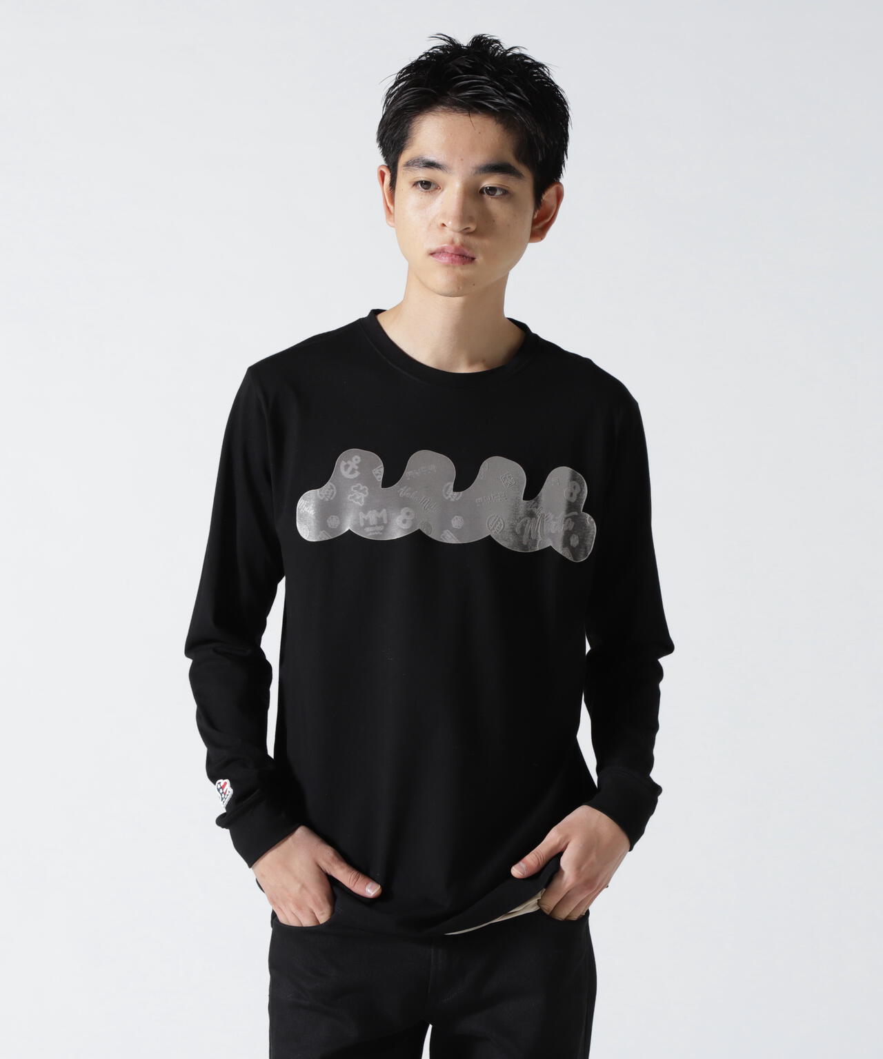 muta MARINE/ムータ マリン/別注Emboss Frocky LS TEE | ROYAL FLASH