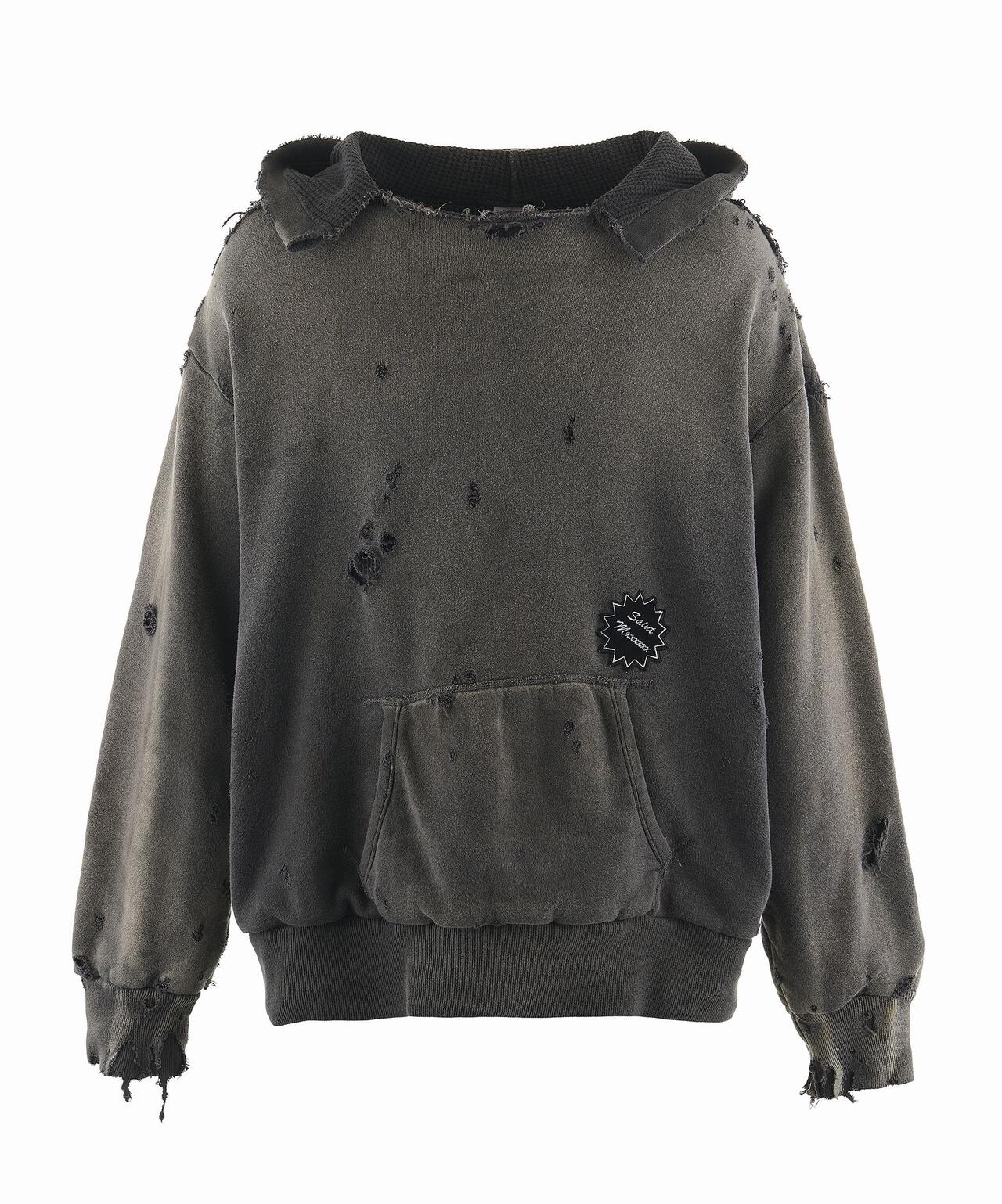 SAINT MICHAEL/セントマイケル/HOODIE/DBL FACE/CHARCOAL | ROYAL