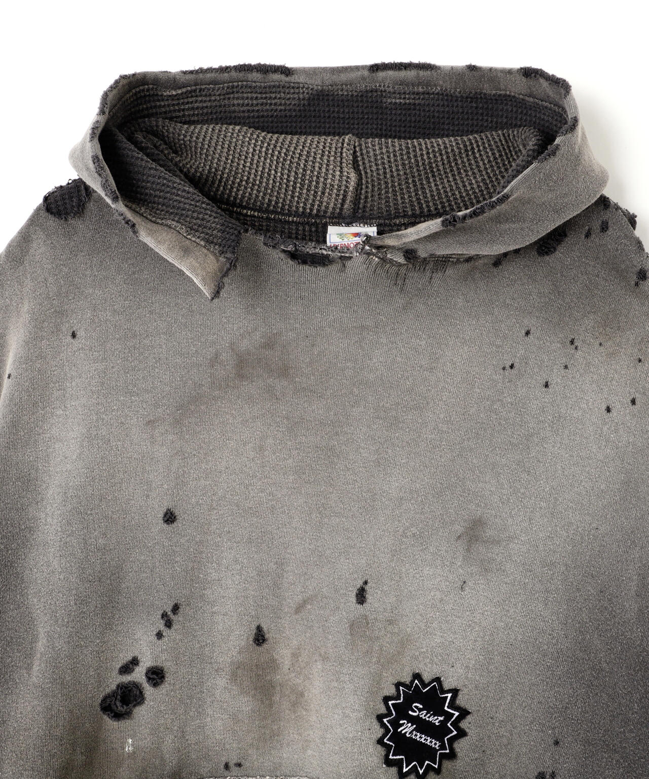SAINT MICHAEL/セントマイケル/HOODIE/DBL FACE/CHARCOAL | ROYAL