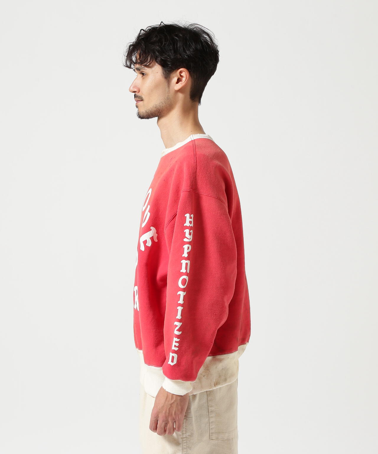 SAINT MICHAEL/セントマイケル/CREW SWEAT/SOFT LOVE/RED | ROYAL