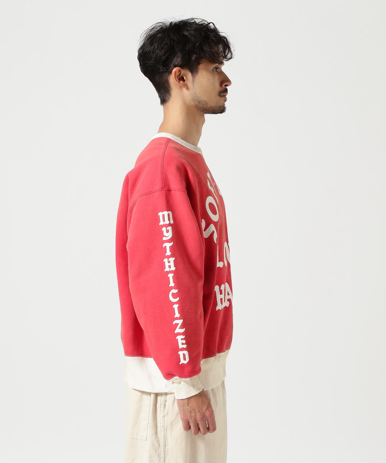 SAINT MICHAEL/セントマイケル/CREW SWEAT/SOFT LOVE/RED | ROYAL