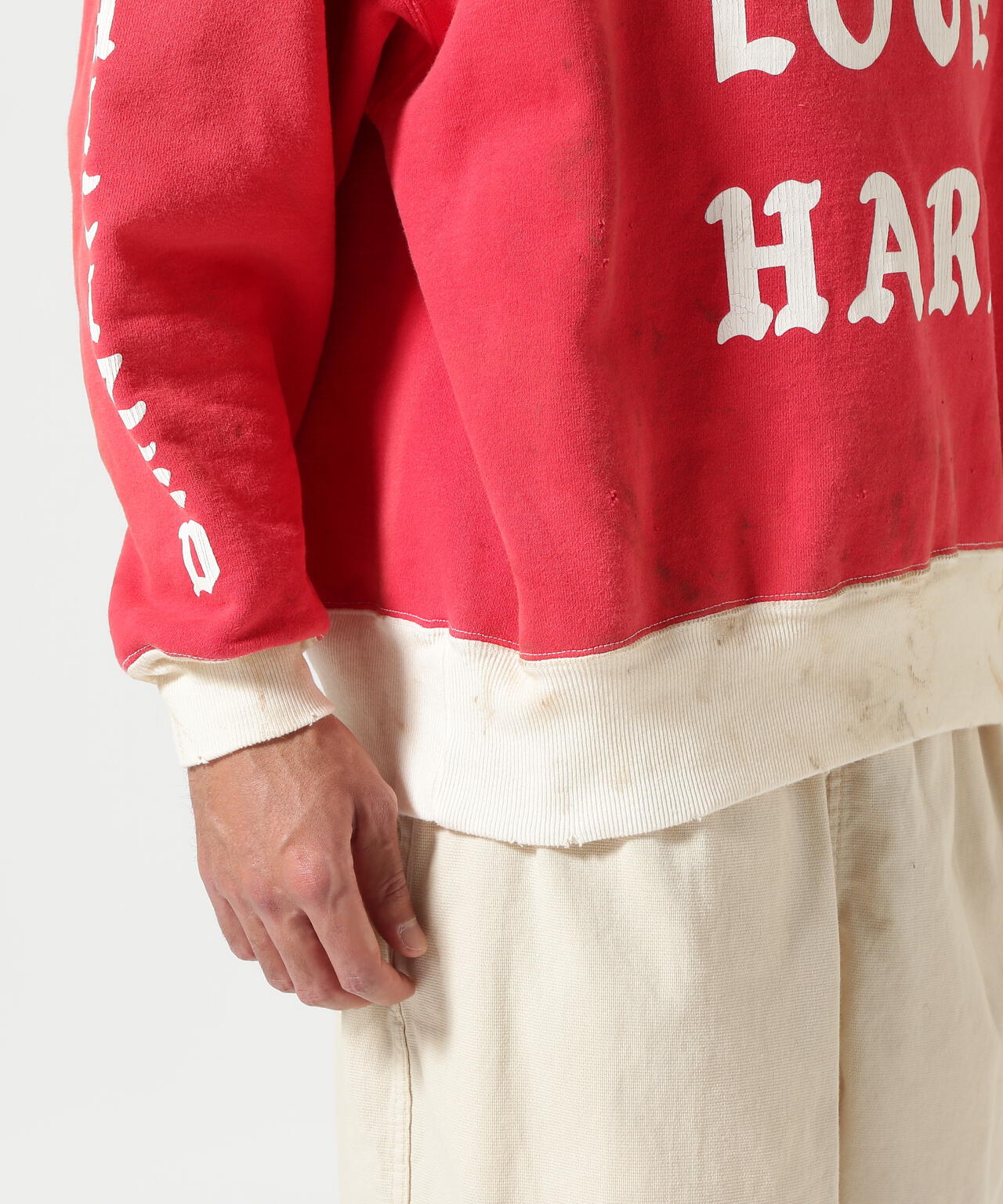 SAINT MICHAEL/セントマイケル/CREW SWEAT/SOFT LOVE/RED | ROYAL